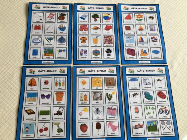Gåte-bingo med sommerord - Bilde 3
