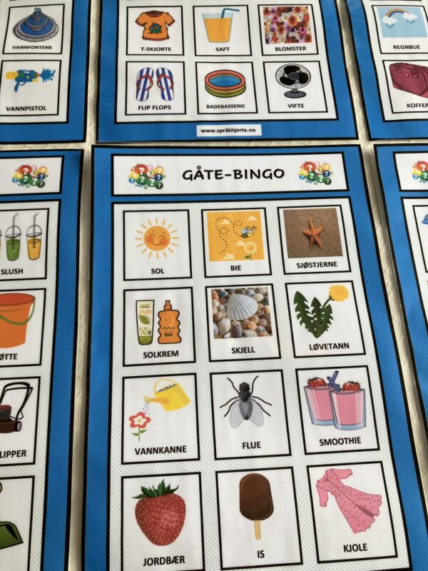 Gåte-bingo med sommerord - Bilde 7